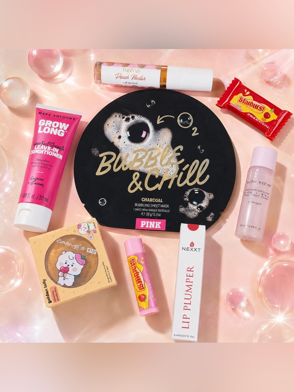 Makeup Skincare Haircare & Lip Care Beauty Bundle
